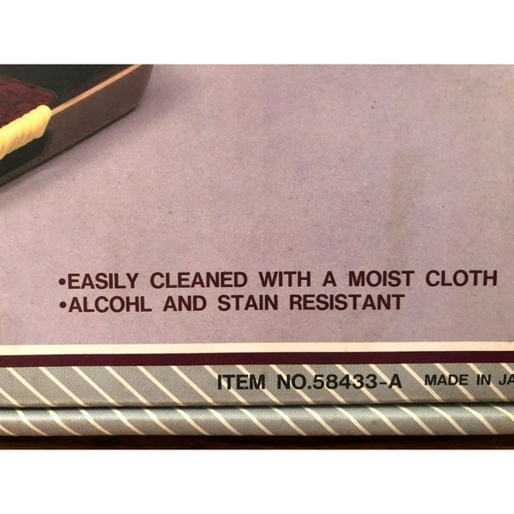 NIB 3 Piece Lacquered Tray Set, Made in Japan, Serving Trays, Set of 3 - Picture 3 of 4